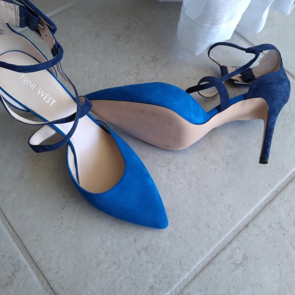 Beautiful Nine West colorblock heels 8.5 - Picture 3 of 3